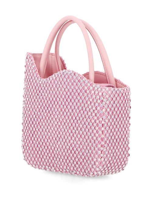 Borsa donna denim rosa con cristalli Le Silla | 9979UBAGXXXXSTB719